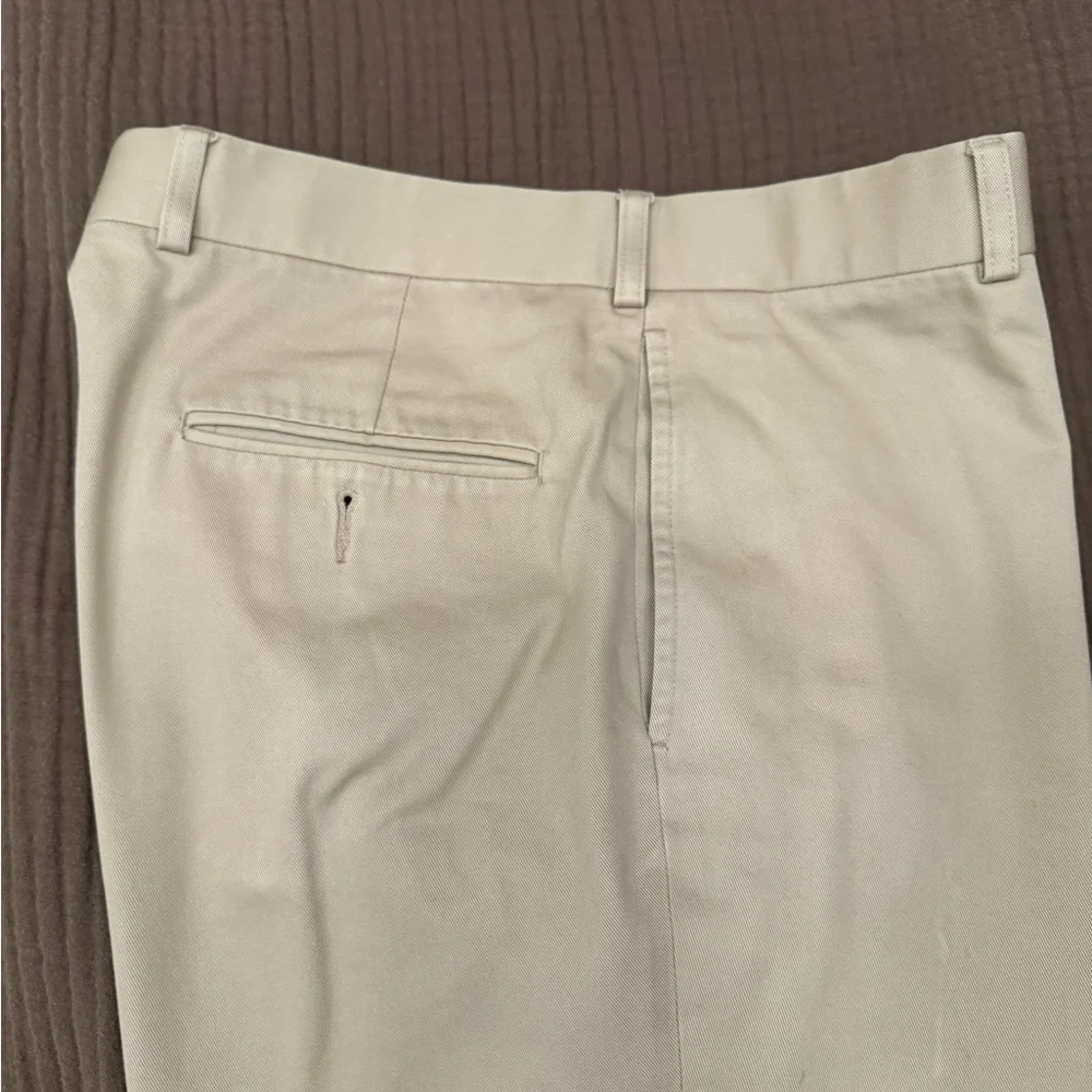 Men's Classic Khaki Dress Pants - Picture 3 of 5